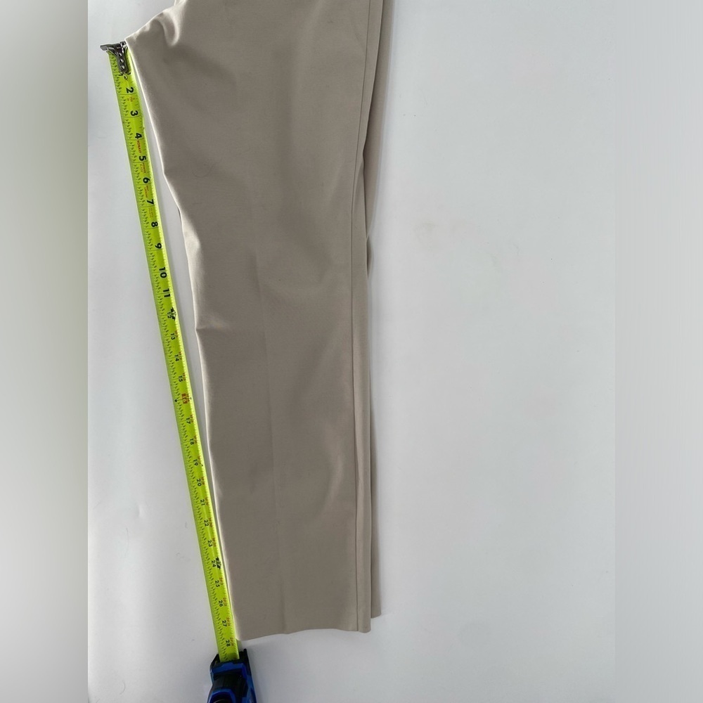 Calvin Klein women's tan straight leg dress pants 8 - Picture 6 of 8